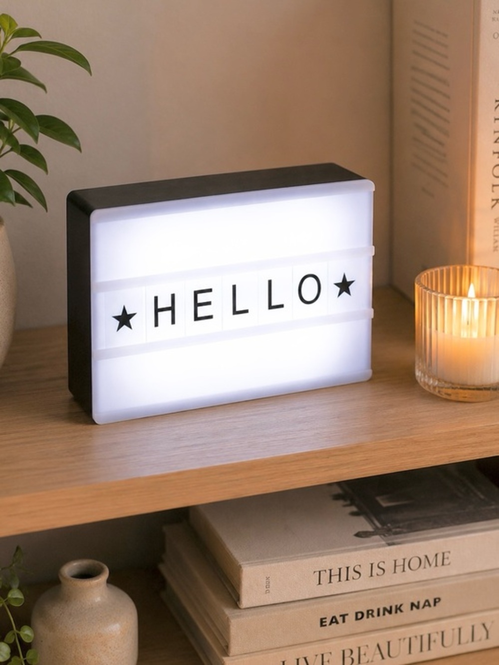 Dashing Lightbox LED Light Up Letter Sign Brand New OBO